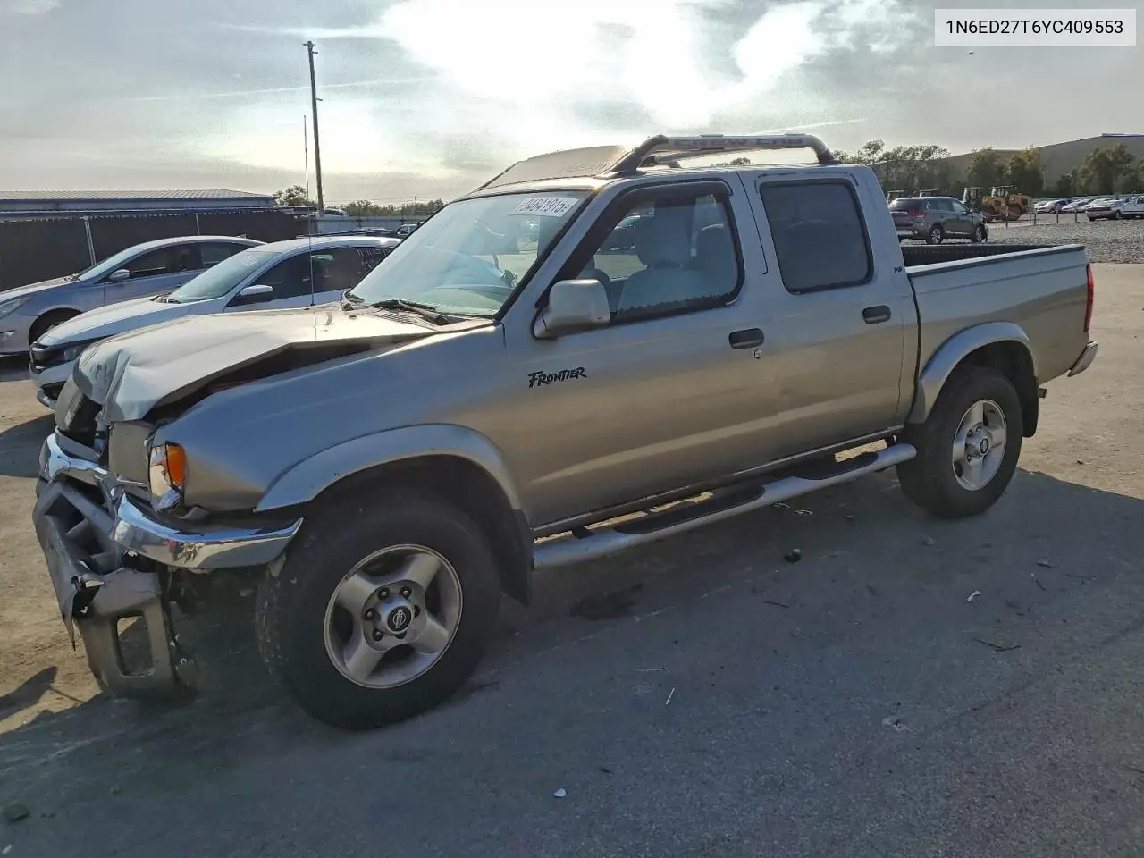 1N6ED27T6YC409553 2000 Nissan Frontier Crew Cab Xe