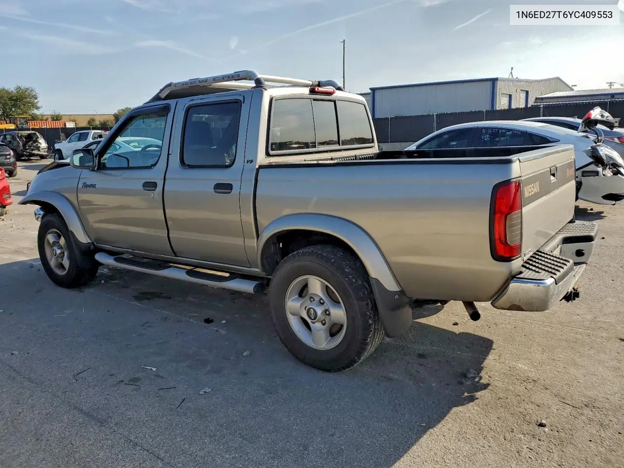 1N6ED27T6YC409553 2000 Nissan Frontier Crew Cab Xe