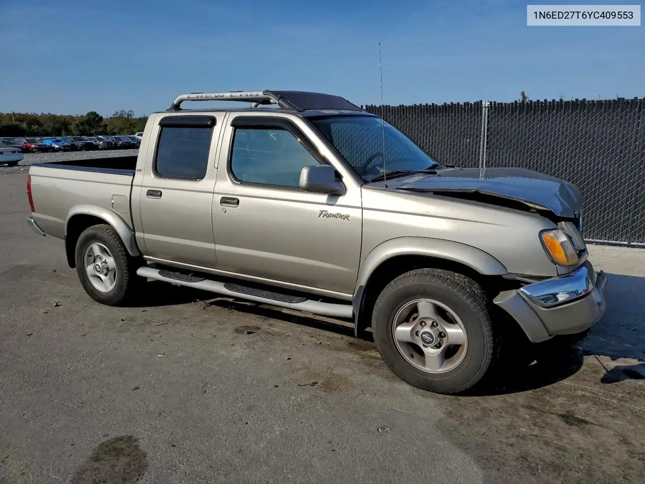1N6ED27T6YC409553 2000 Nissan Frontier Crew Cab Xe