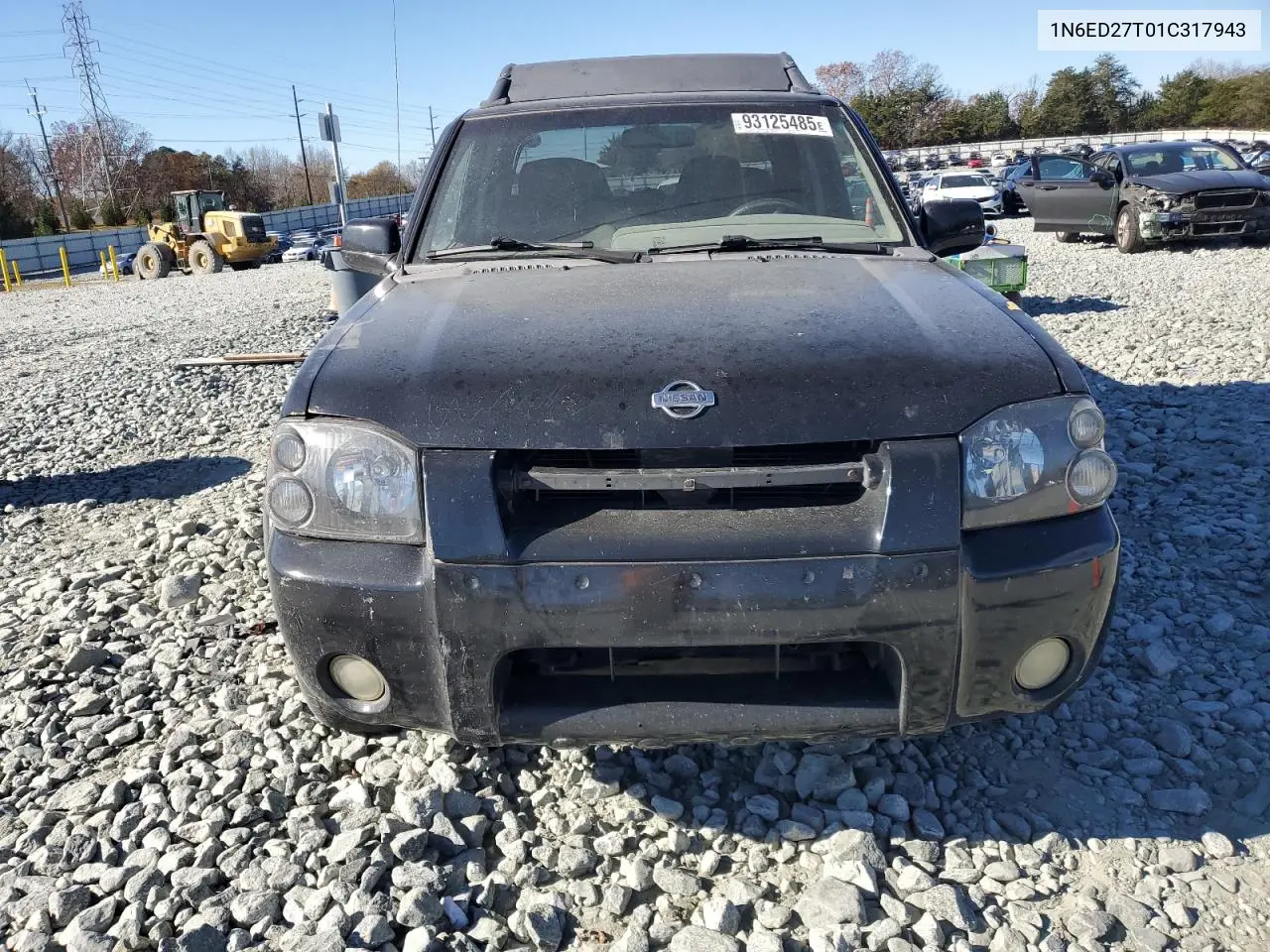 1N6ED27T01C317943 2001 Nissan Frontier Crew Cab Xe