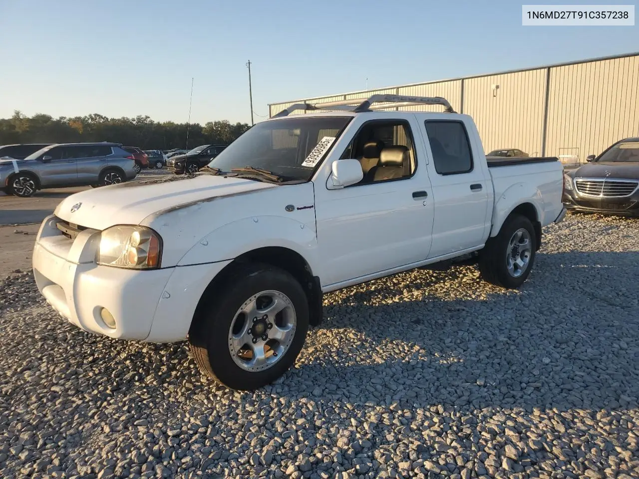 1N6MD27T91C357238 2001 Nissan Frontier Crew Cab Sc