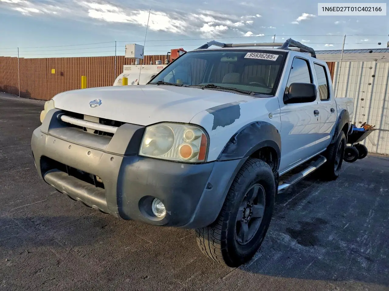 1N6ED27T01C402166 2001 Nissan Frontier Crew Cab Xe