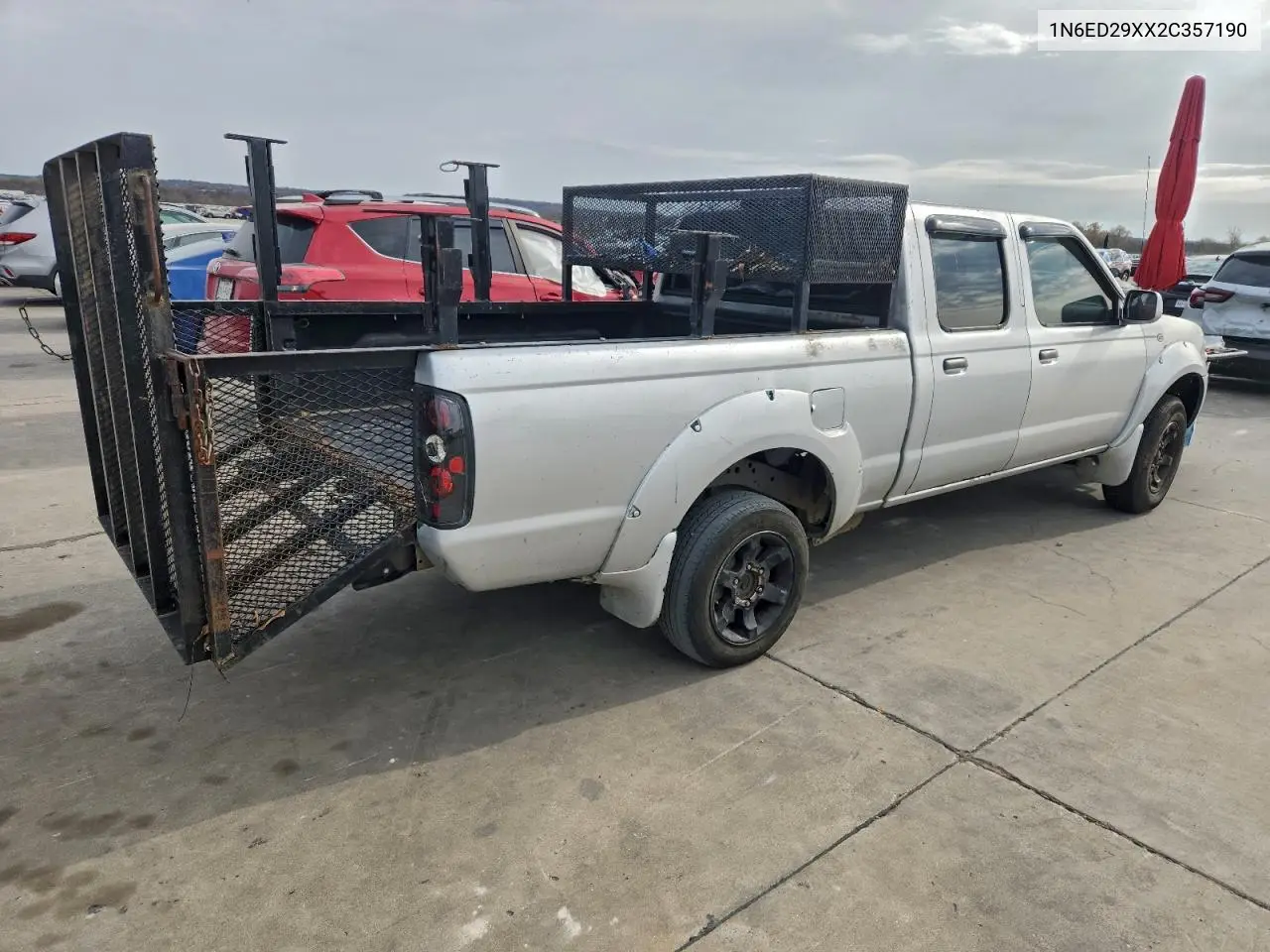1N6ED29XX2C357190 2002 Nissan Frontier Crew Cab Xe