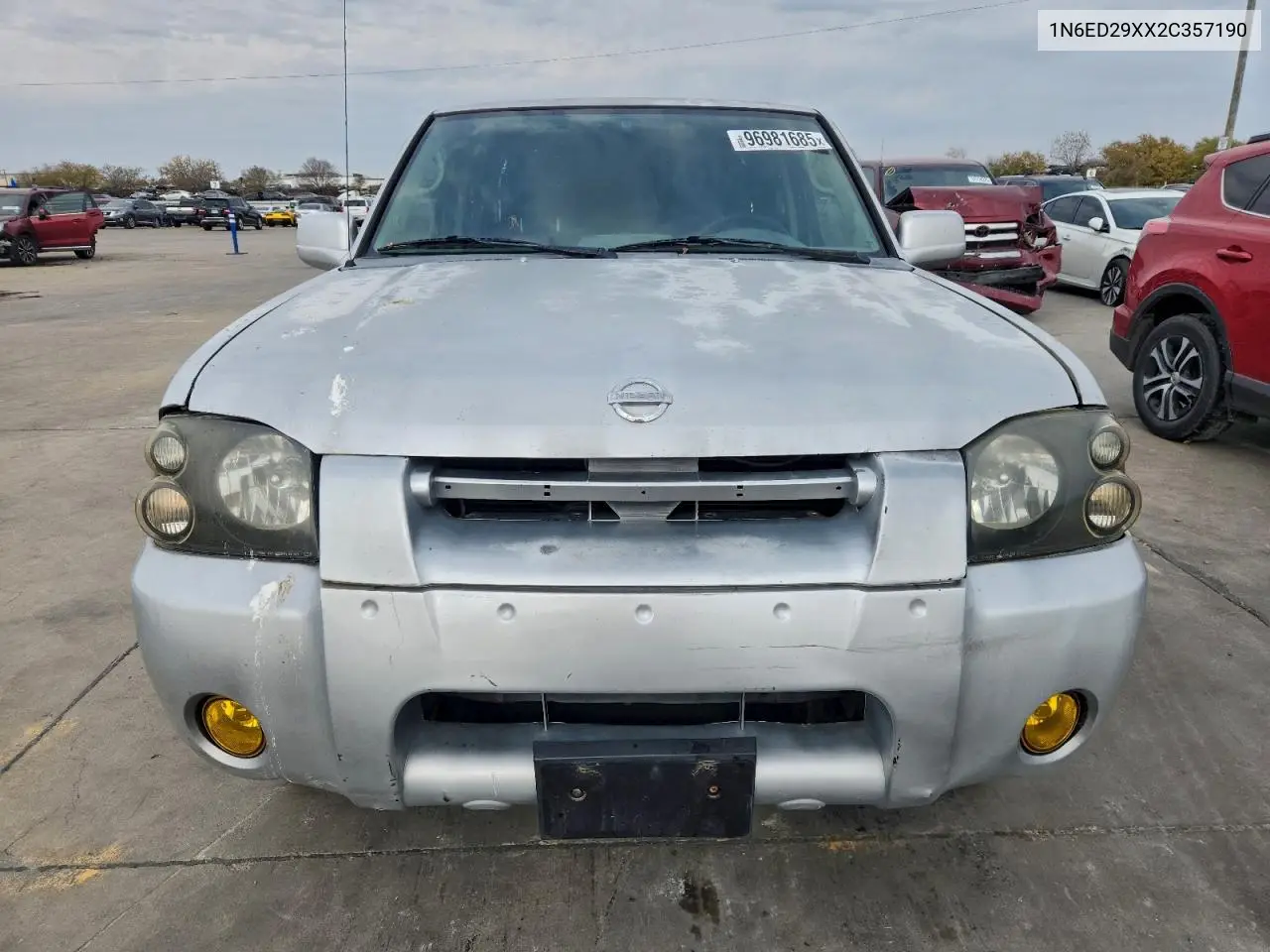 1N6ED29XX2C357190 2002 Nissan Frontier Crew Cab Xe