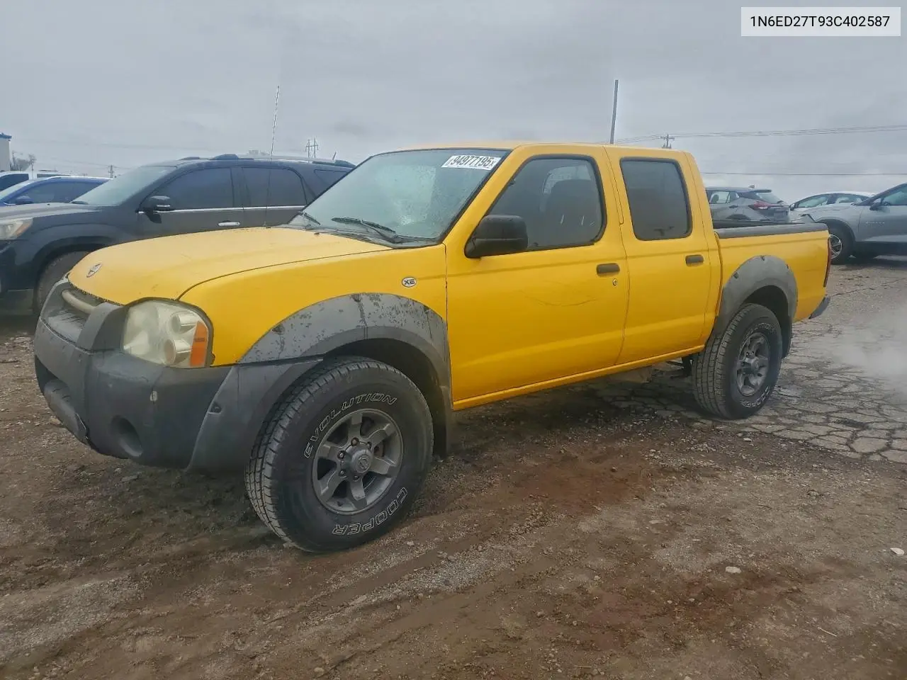 1N6ED27T93C402587 2003 Nissan Frontier Crew Cab Xe
