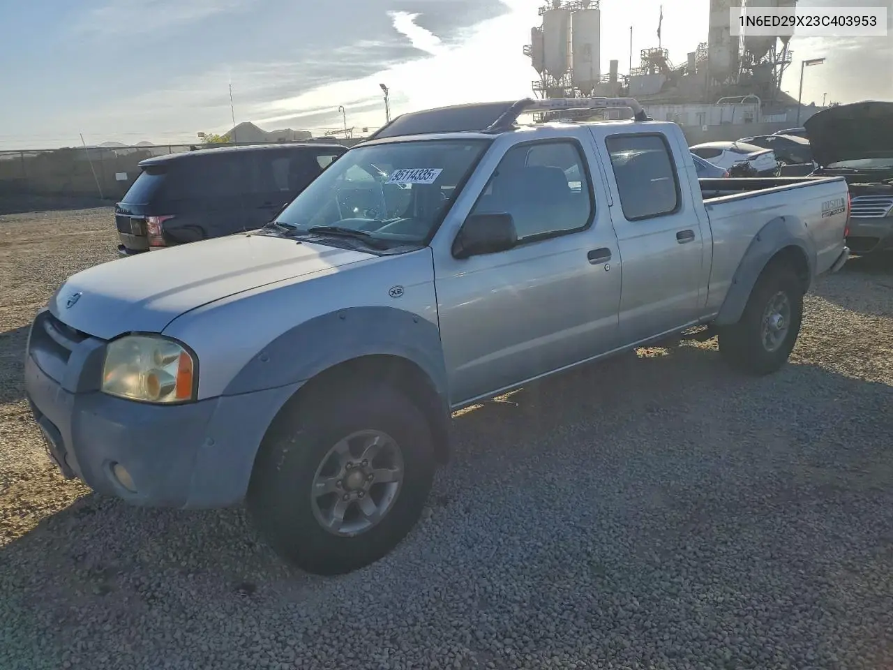 1N6ED29X23C403953 2003 Nissan Frontier Crew Cab Xe
