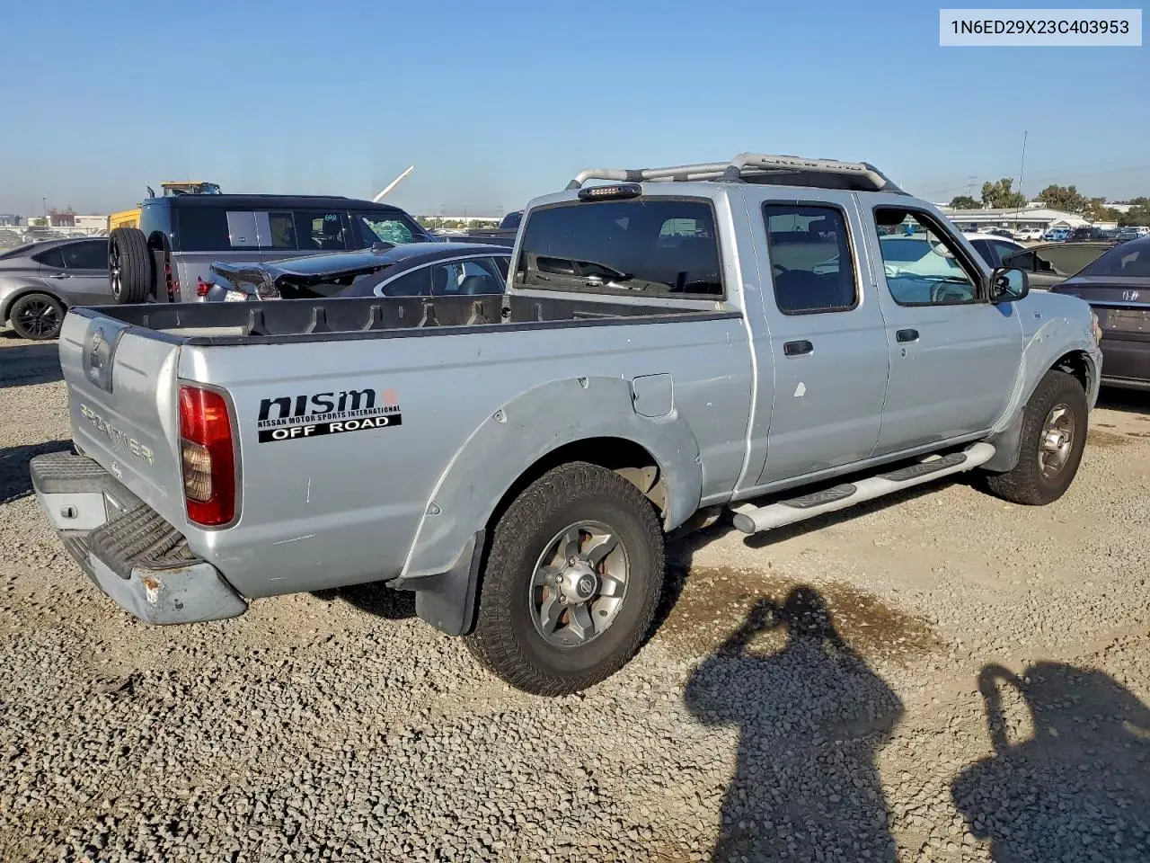 1N6ED29X23C403953 2003 Nissan Frontier Crew Cab Xe