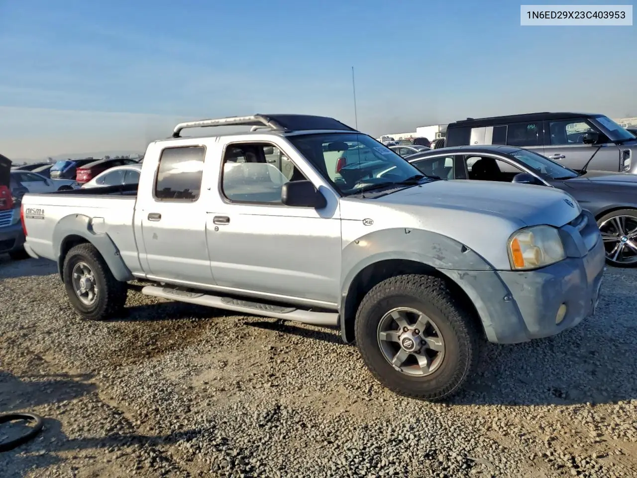 1N6ED29X23C403953 2003 Nissan Frontier Crew Cab Xe