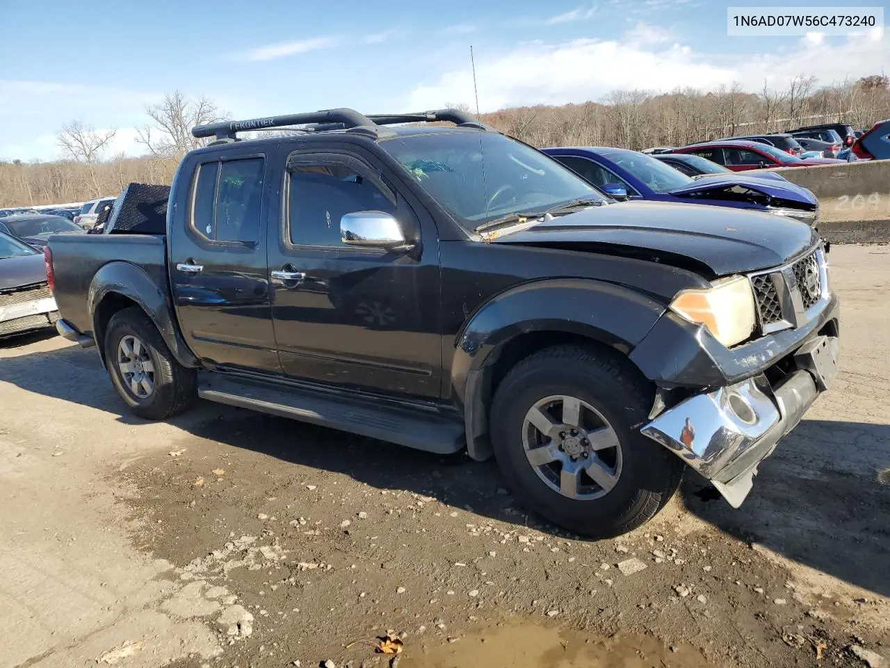 1N6AD07W56C473240 2006 Nissan Frontier Crew Cab Le
