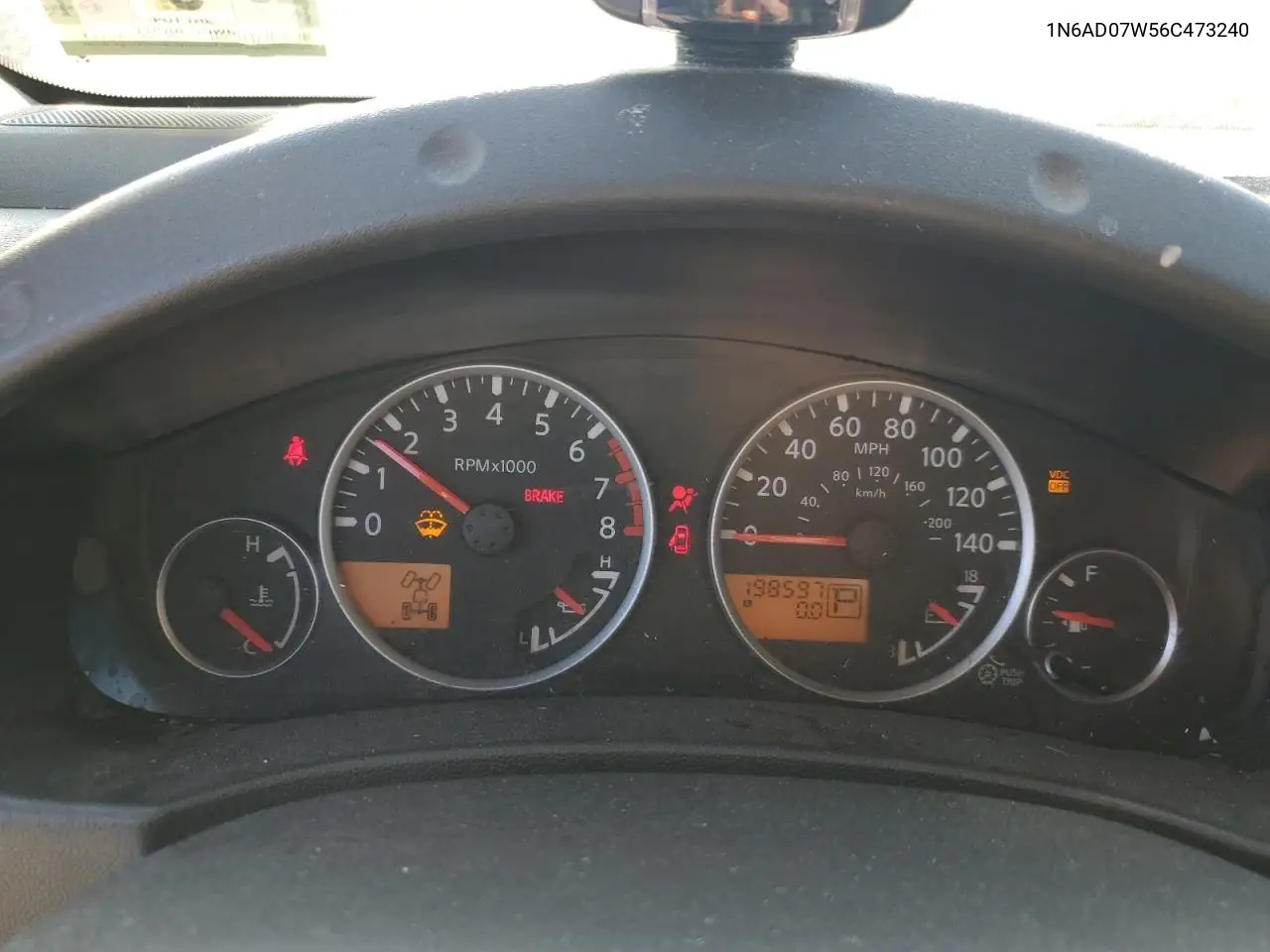 1N6AD07W56C473240 2006 Nissan Frontier Crew Cab Le