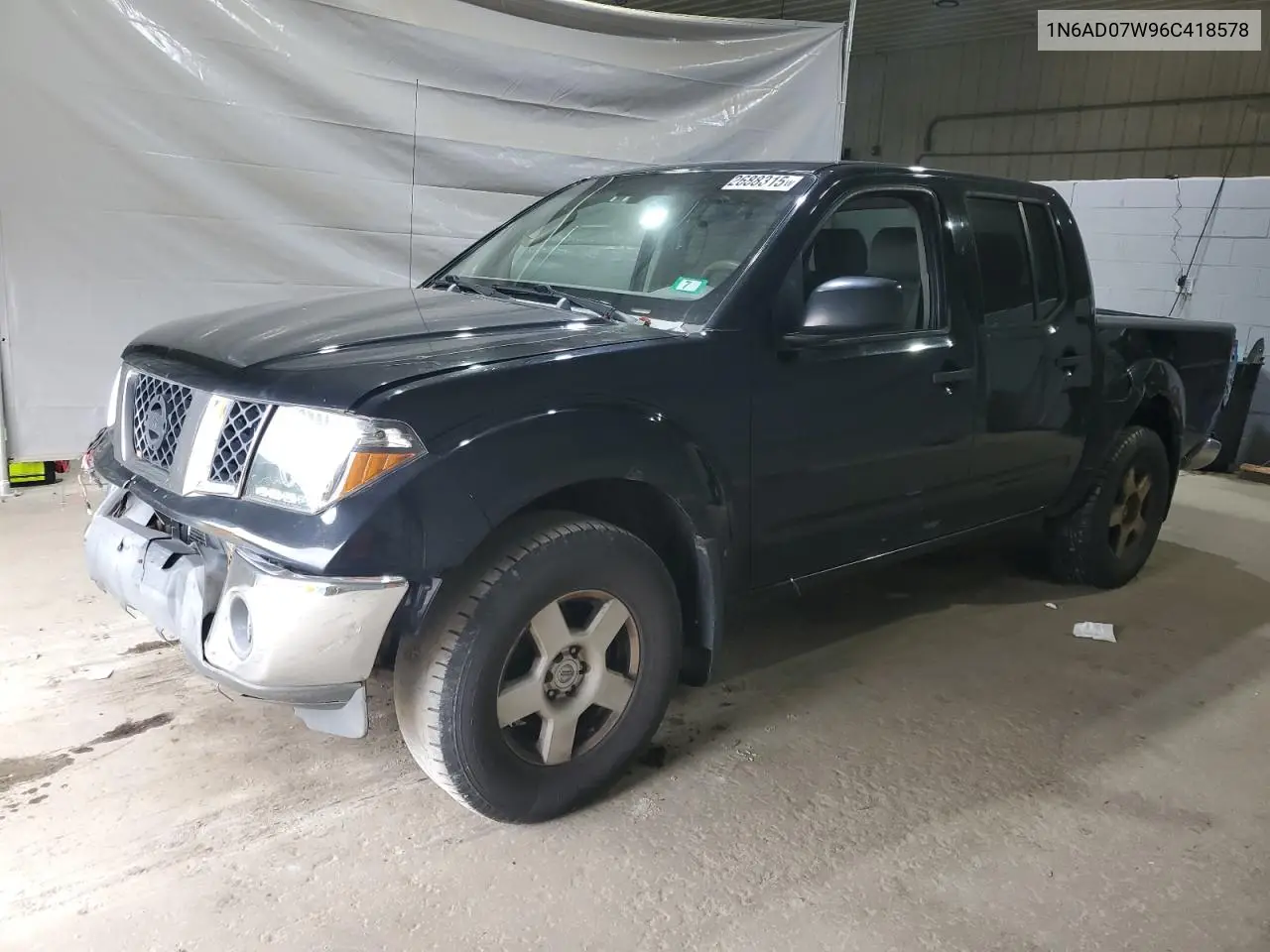 1N6AD07W96C418578 2006 Nissan Frontier Crew Cab Le