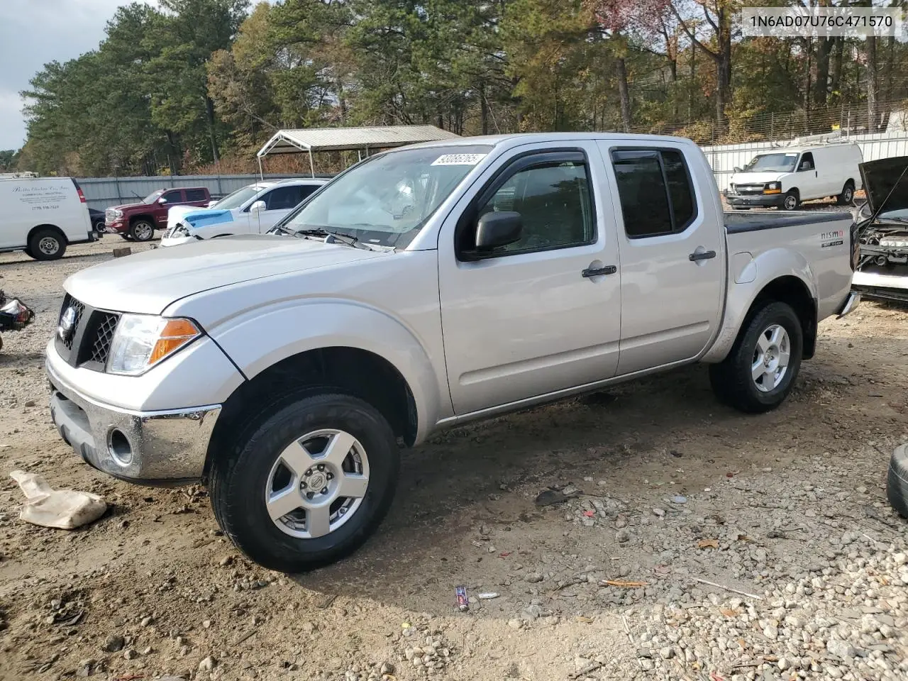 1N6AD07U76C471570 2006 Nissan Frontier Crew Cab Le