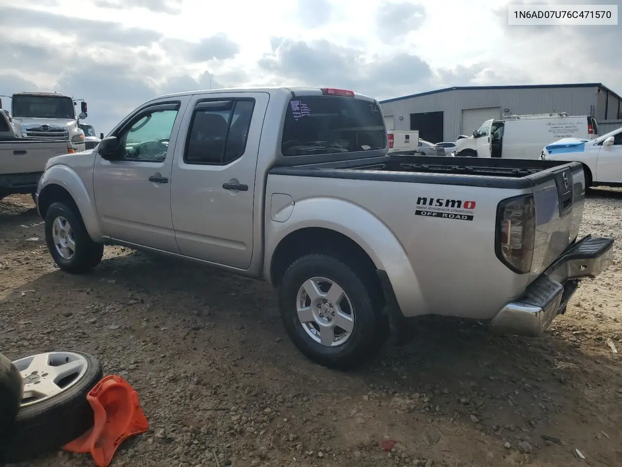 1N6AD07U76C471570 2006 Nissan Frontier Crew Cab Le