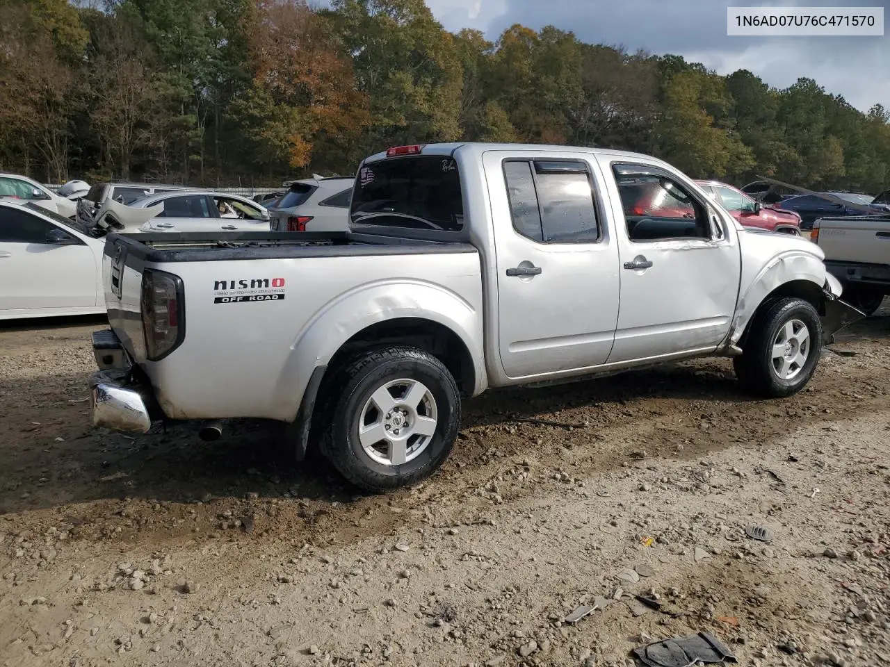 1N6AD07U76C471570 2006 Nissan Frontier Crew Cab Le