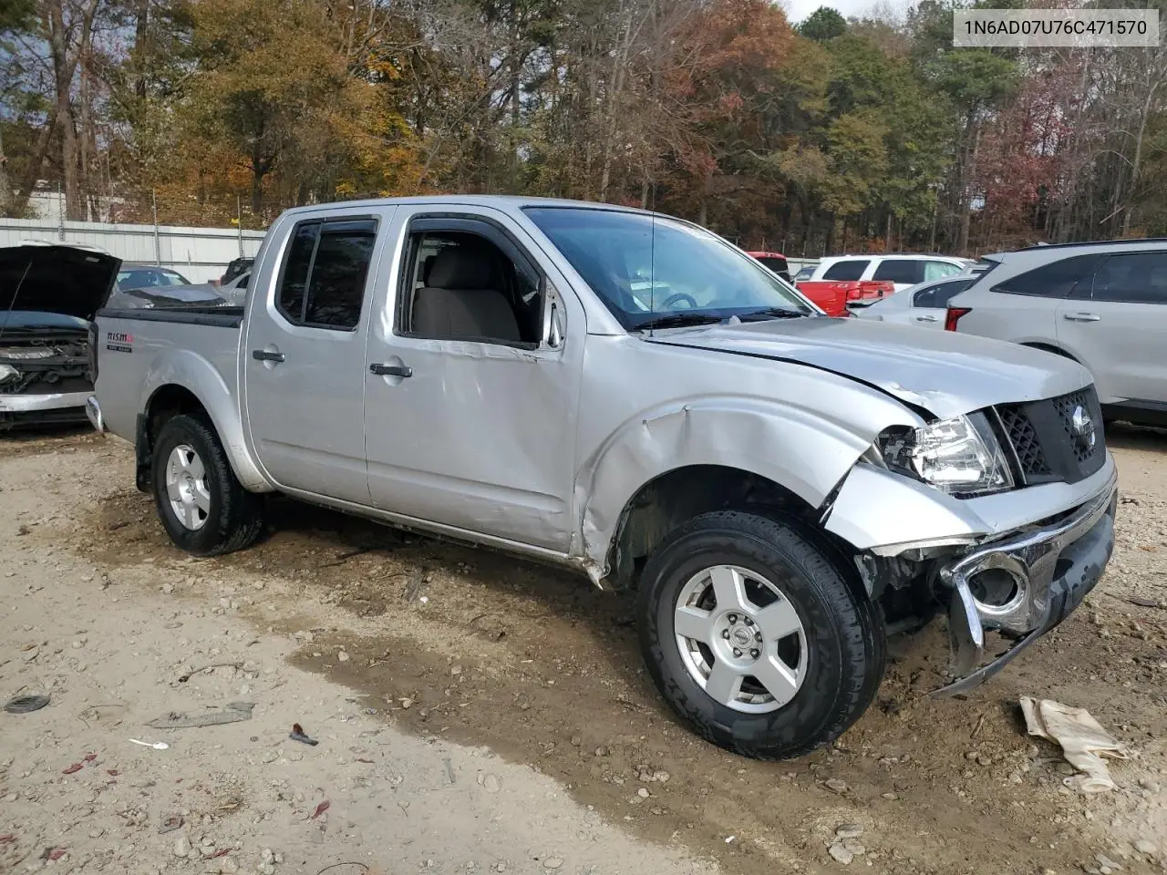 1N6AD07U76C471570 2006 Nissan Frontier Crew Cab Le