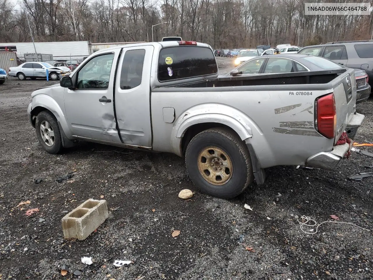 1N6AD06W66C464788 2006 Nissan Frontier King Cab Le