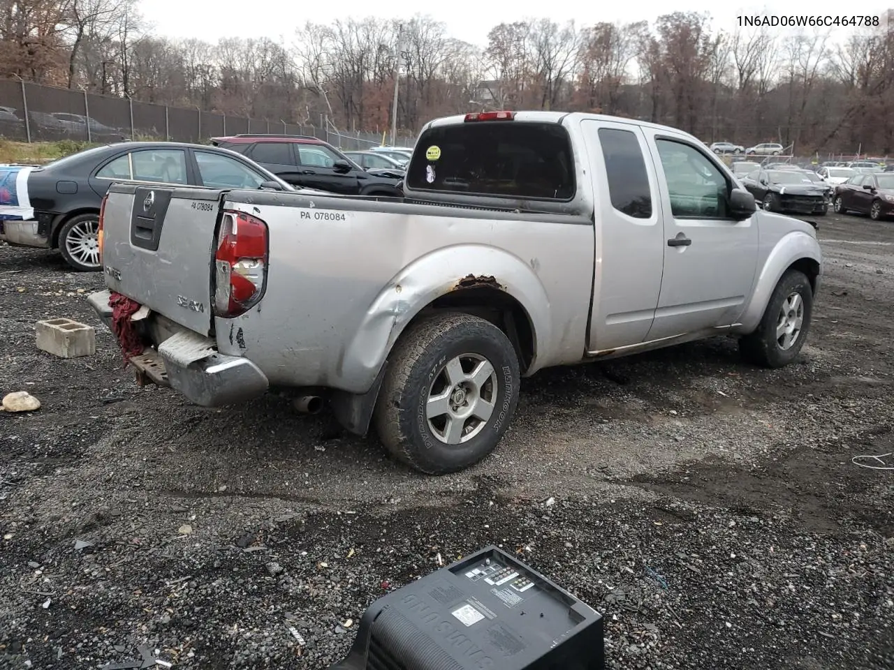 1N6AD06W66C464788 2006 Nissan Frontier King Cab Le