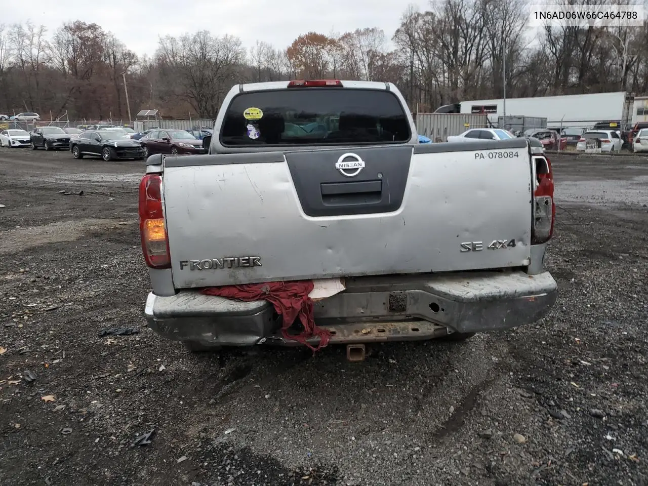 1N6AD06W66C464788 2006 Nissan Frontier King Cab Le