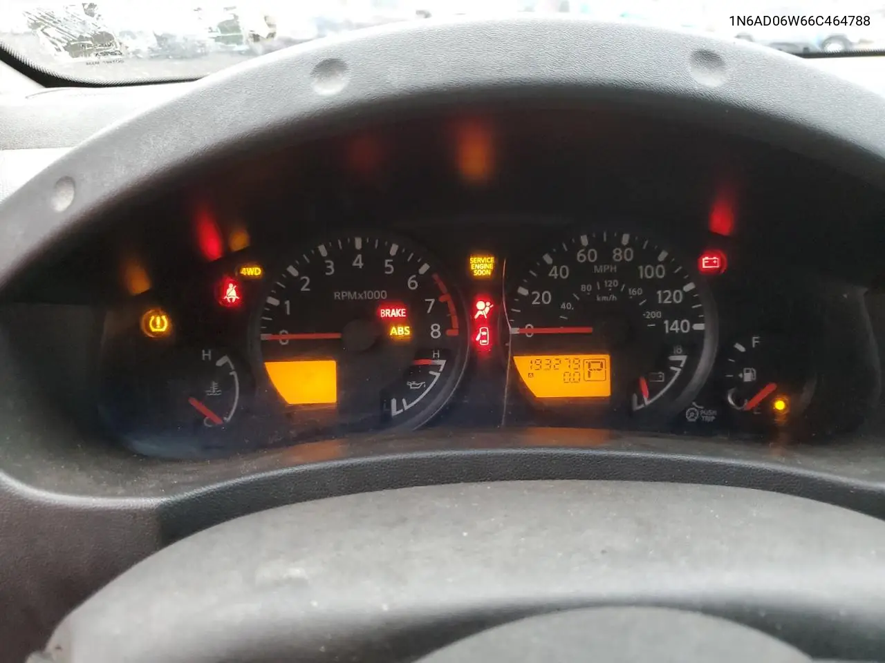 1N6AD06W66C464788 2006 Nissan Frontier King Cab Le