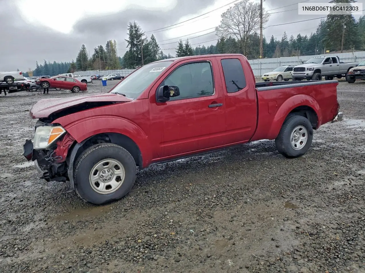 1N6BD06T16C412303 2006 Nissan Frontier King Cab Xe