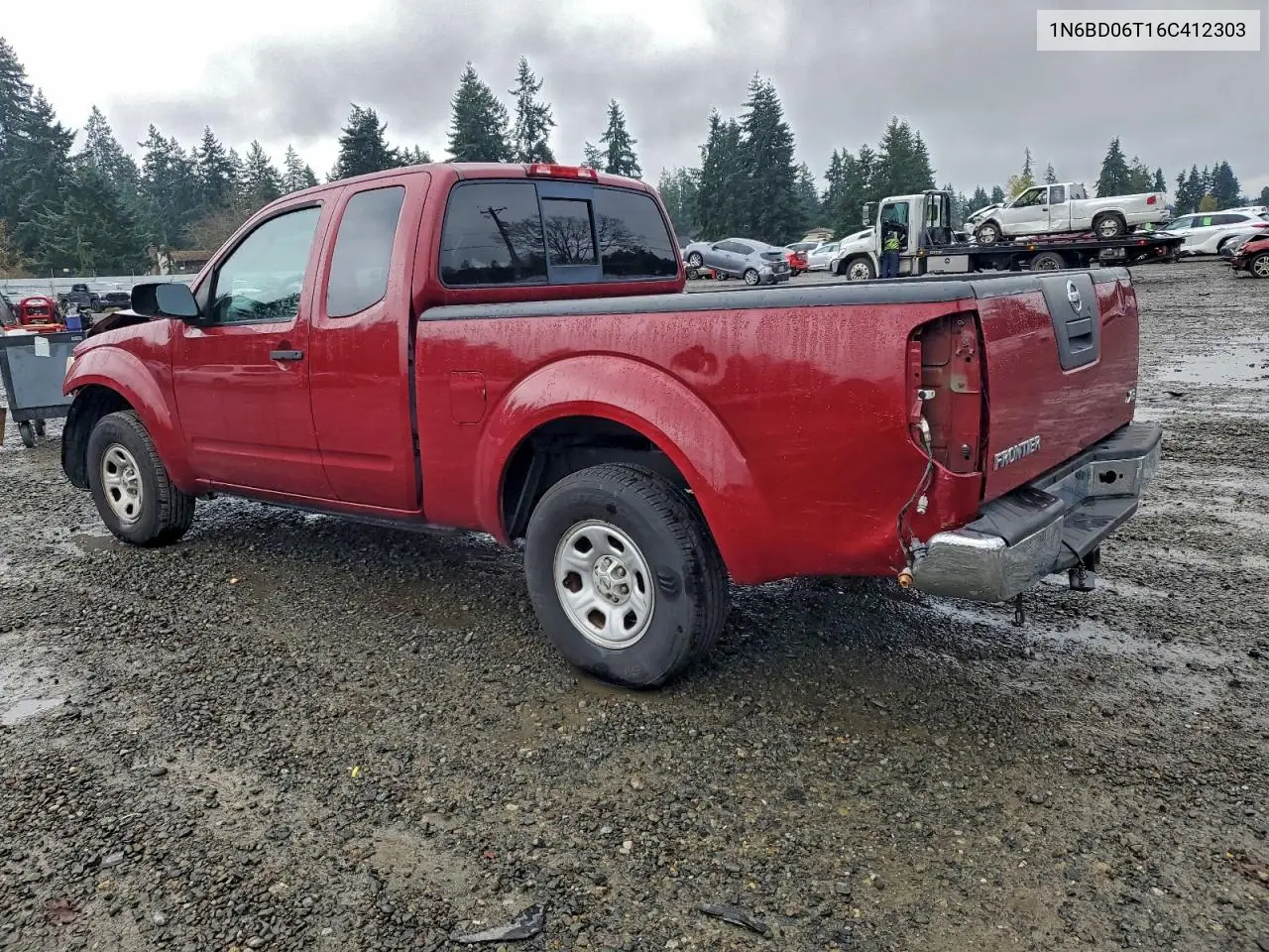 1N6BD06T16C412303 2006 Nissan Frontier King Cab Xe