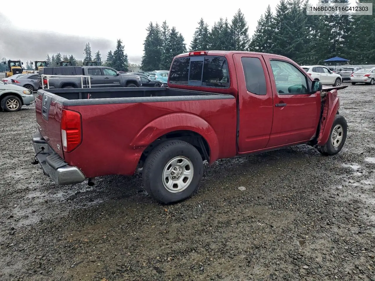 1N6BD06T16C412303 2006 Nissan Frontier King Cab Xe