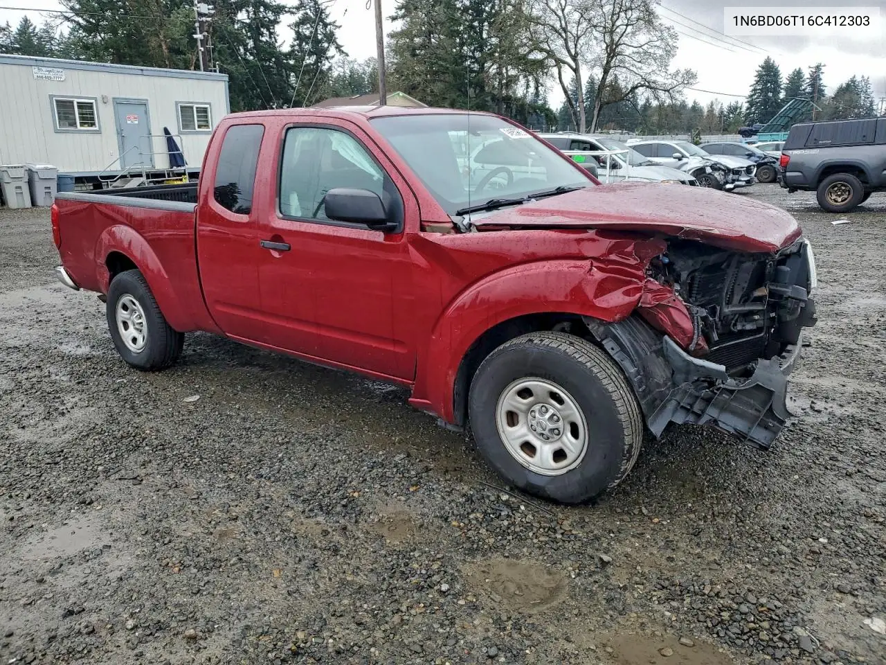1N6BD06T16C412303 2006 Nissan Frontier King Cab Xe