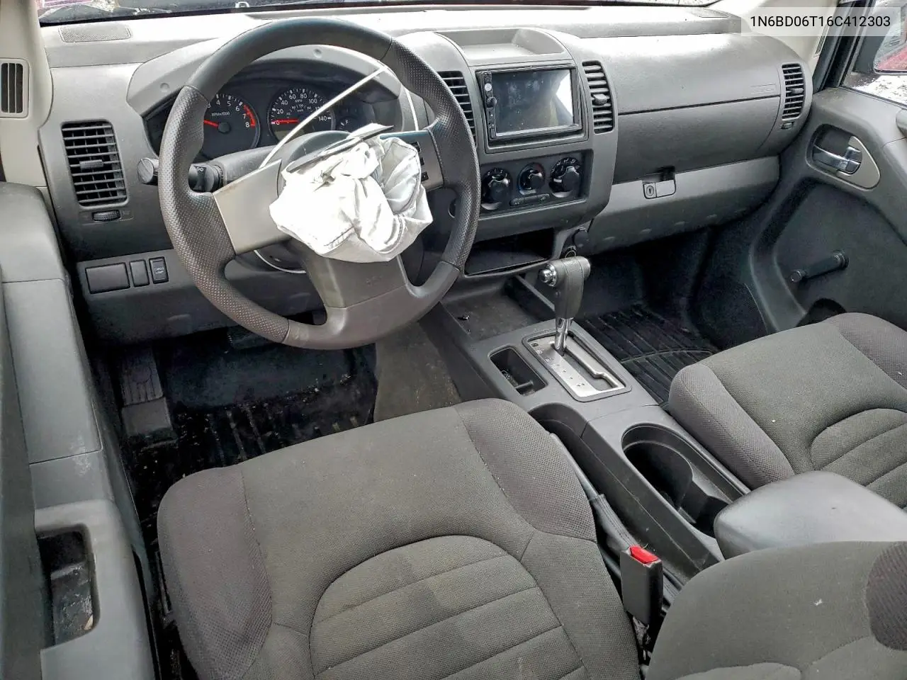 1N6BD06T16C412303 2006 Nissan Frontier King Cab Xe