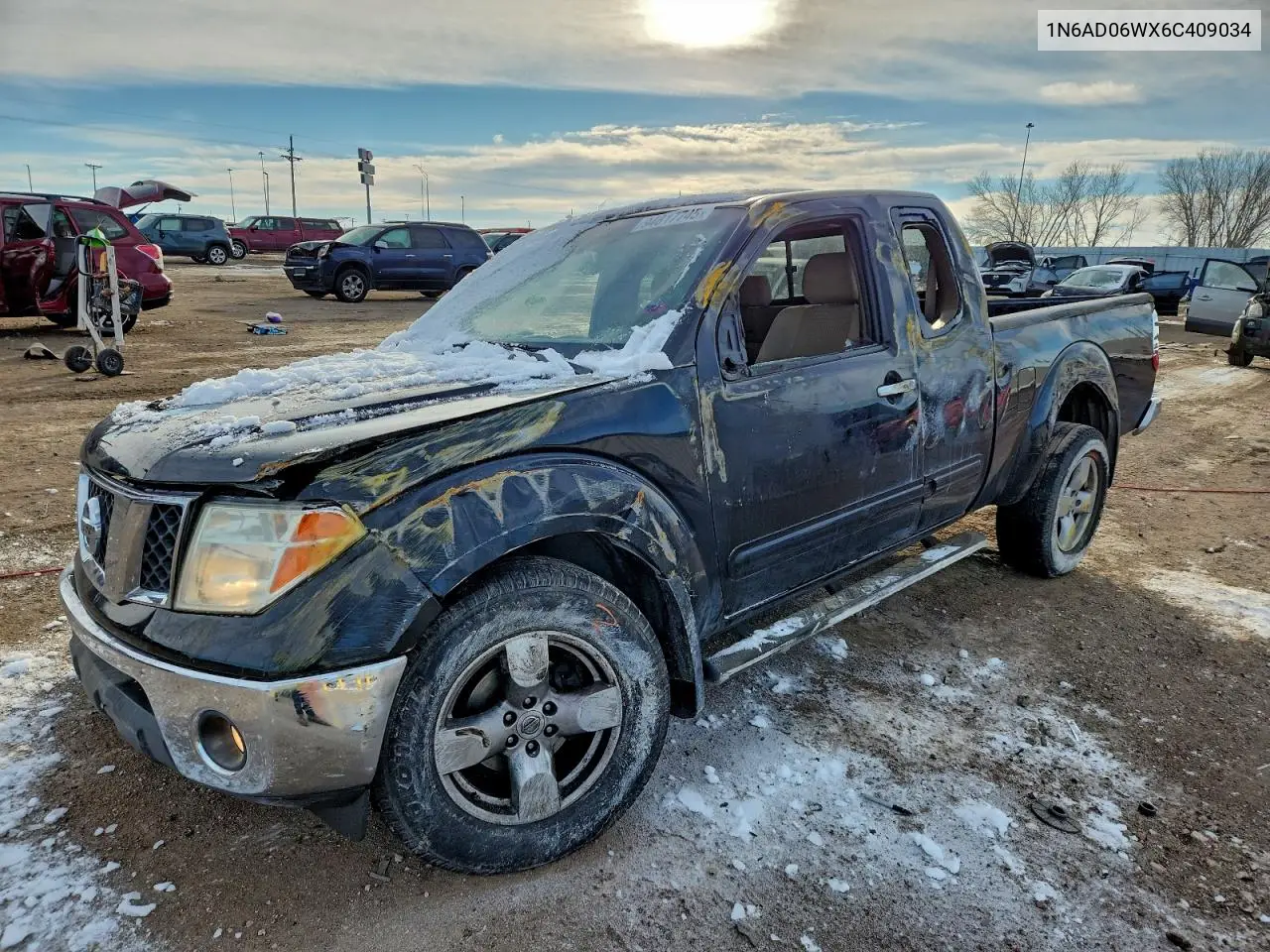 1N6AD06WX6C409034 2006 Nissan Frontier King Cab Le