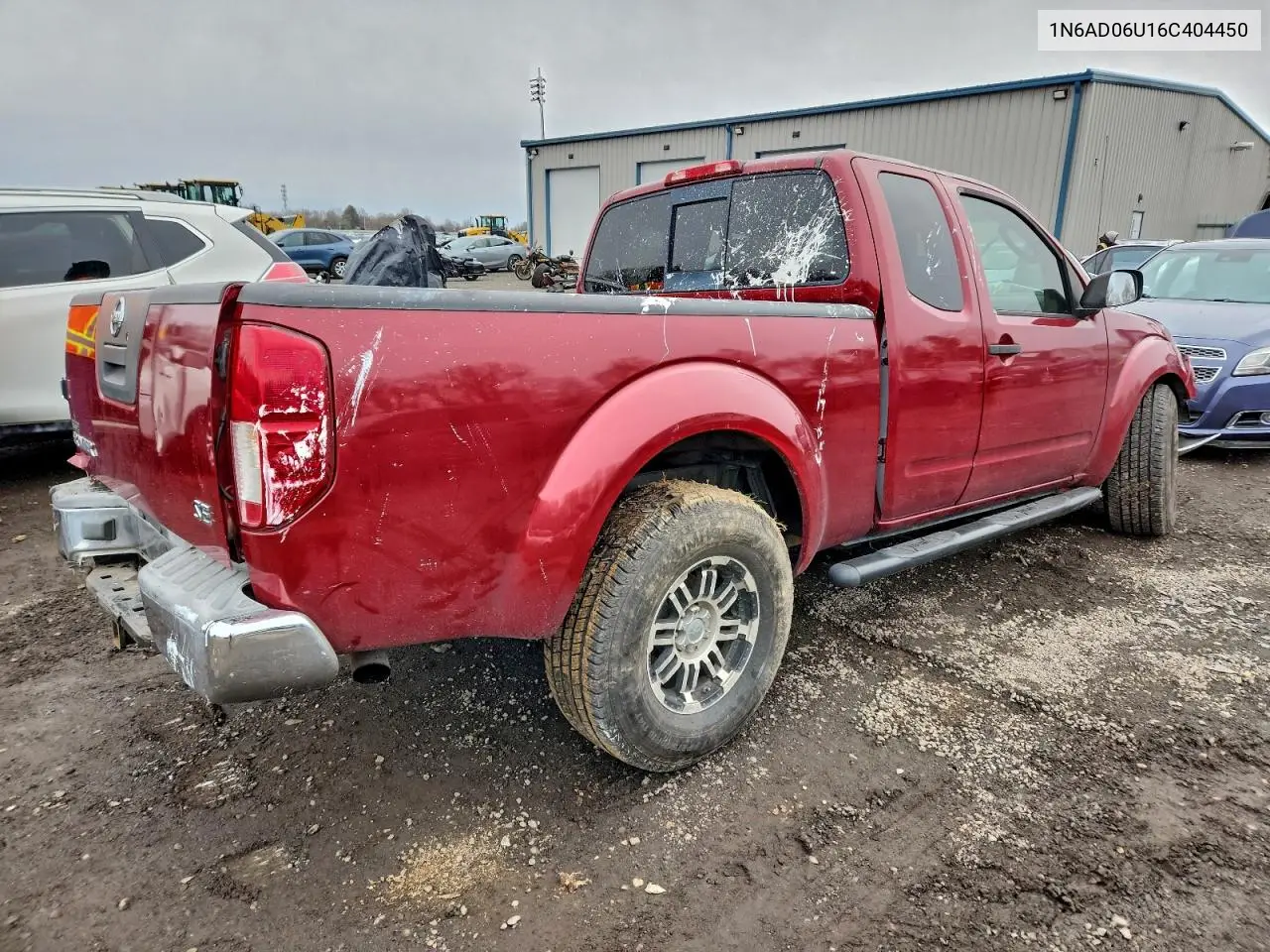 1N6AD06U16C404450 2006 Nissan Frontier King Cab Le