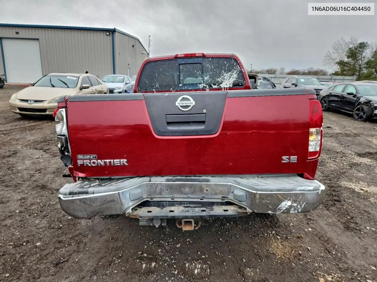 1N6AD06U16C404450 2006 Nissan Frontier King Cab Le