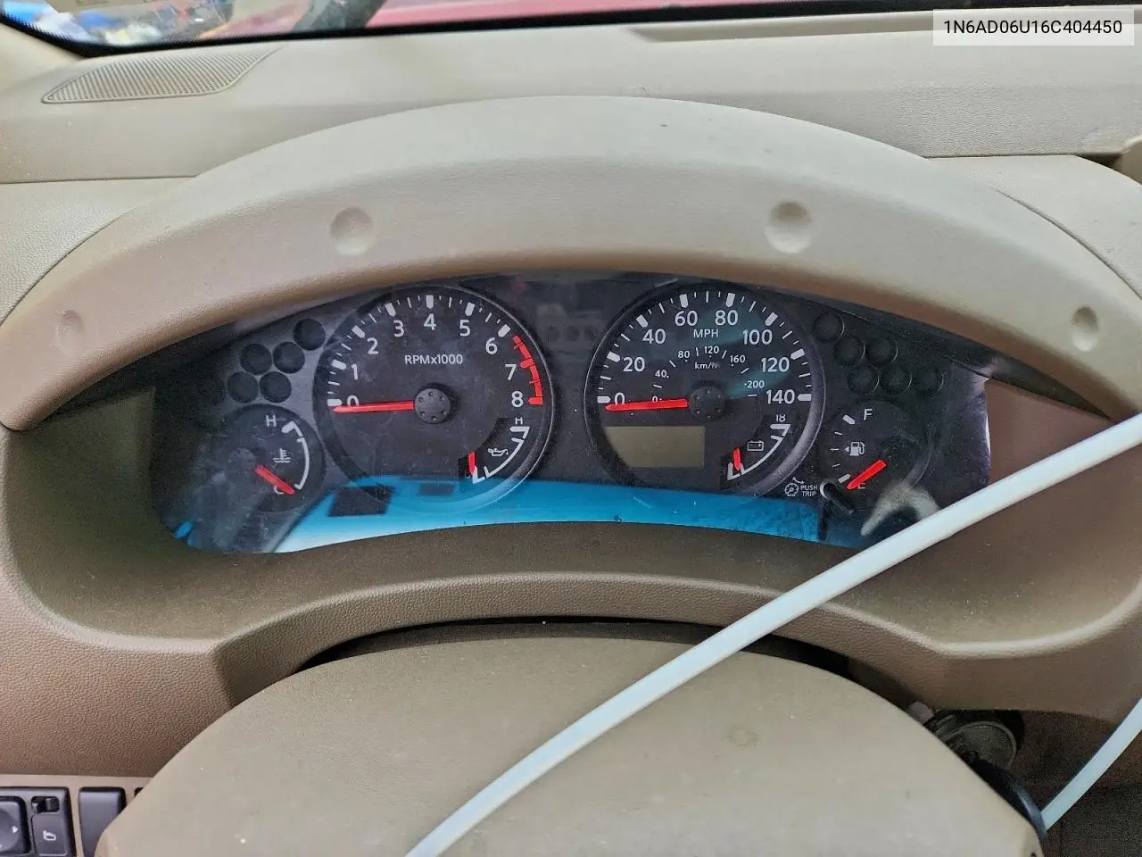 1N6AD06U16C404450 2006 Nissan Frontier King Cab Le