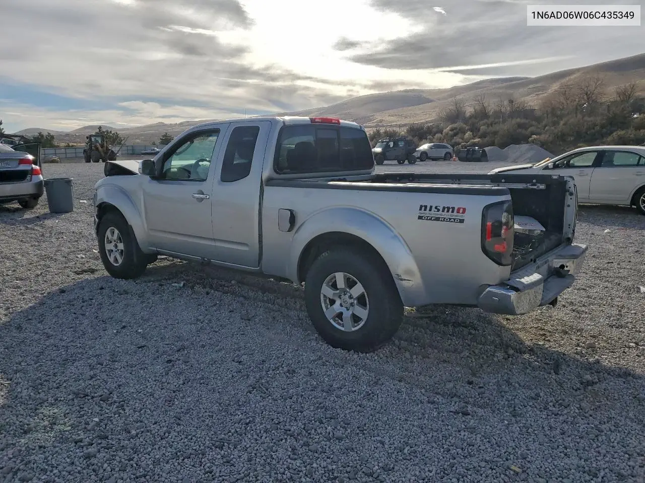 1N6AD06W06C435349 2006 Nissan Frontier King Cab Le
