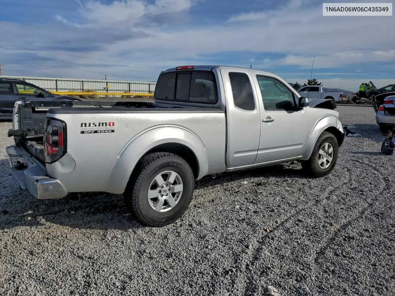 1N6AD06W06C435349 2006 Nissan Frontier King Cab Le