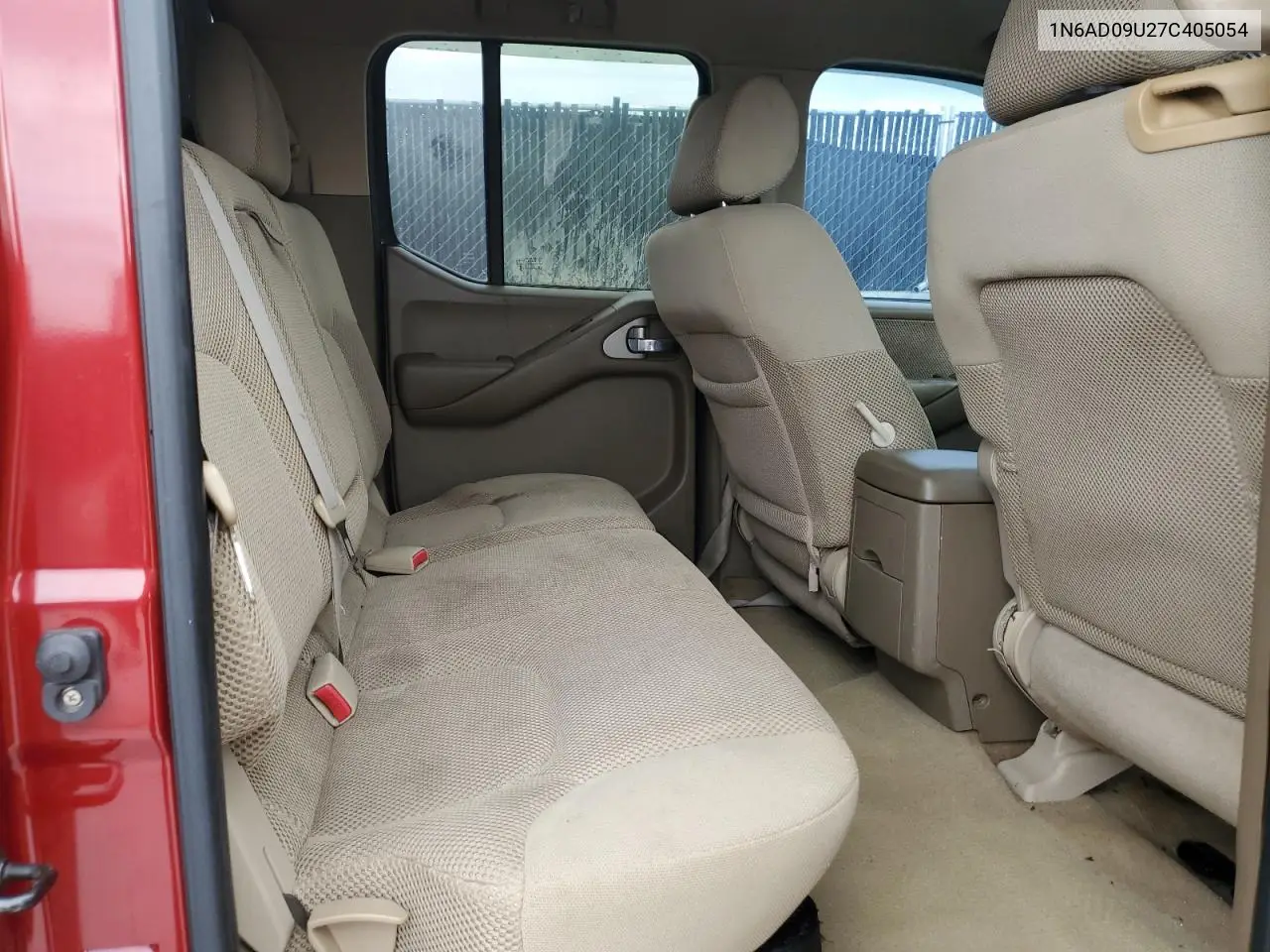 1N6AD09U27C405054 2007 Nissan Frontier Crew Cab Le