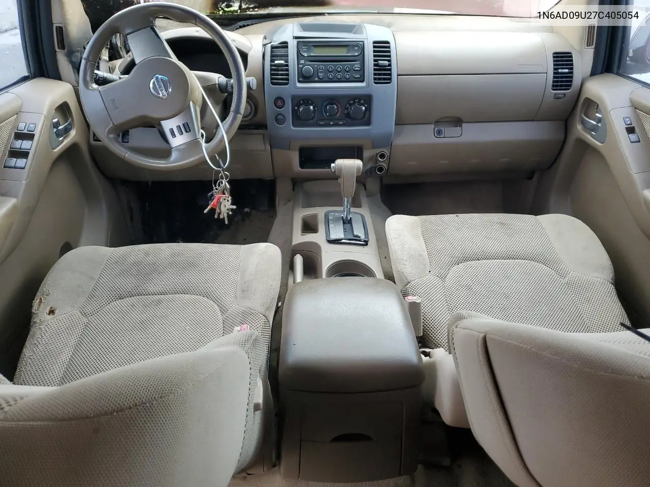 1N6AD09U27C405054 2007 Nissan Frontier Crew Cab Le