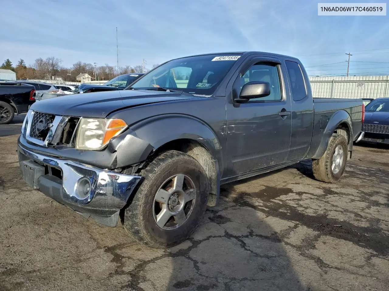 1N6AD06W17C460519 2007 Nissan Frontier King Cab Le