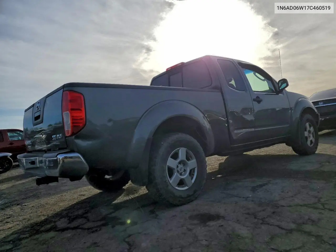 1N6AD06W17C460519 2007 Nissan Frontier King Cab Le