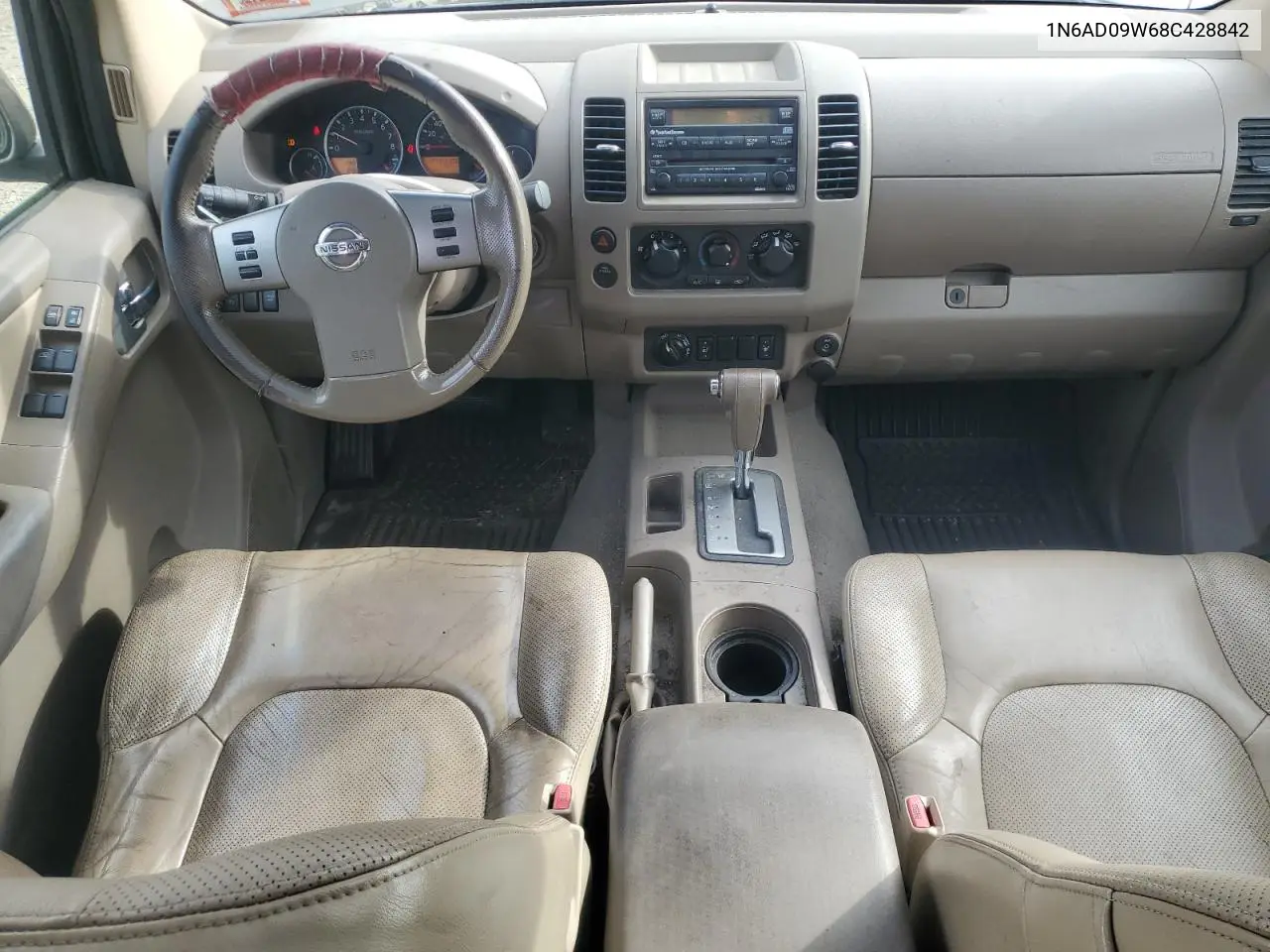1N6AD09W68C428842 2008 Nissan Frontier Crew Cab Le