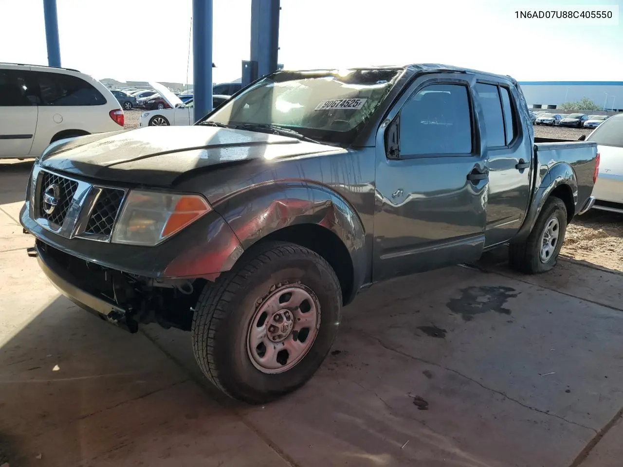 1N6AD07U88C405550 2008 Nissan Frontier Crew Cab Le
