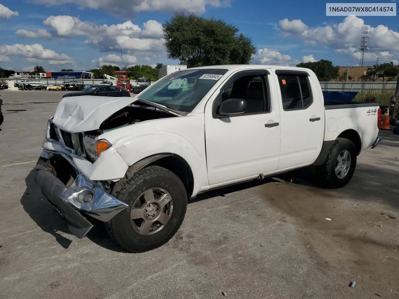 1N6AD07WX8C414574 2008 Nissan Frontier Crew Cab Le