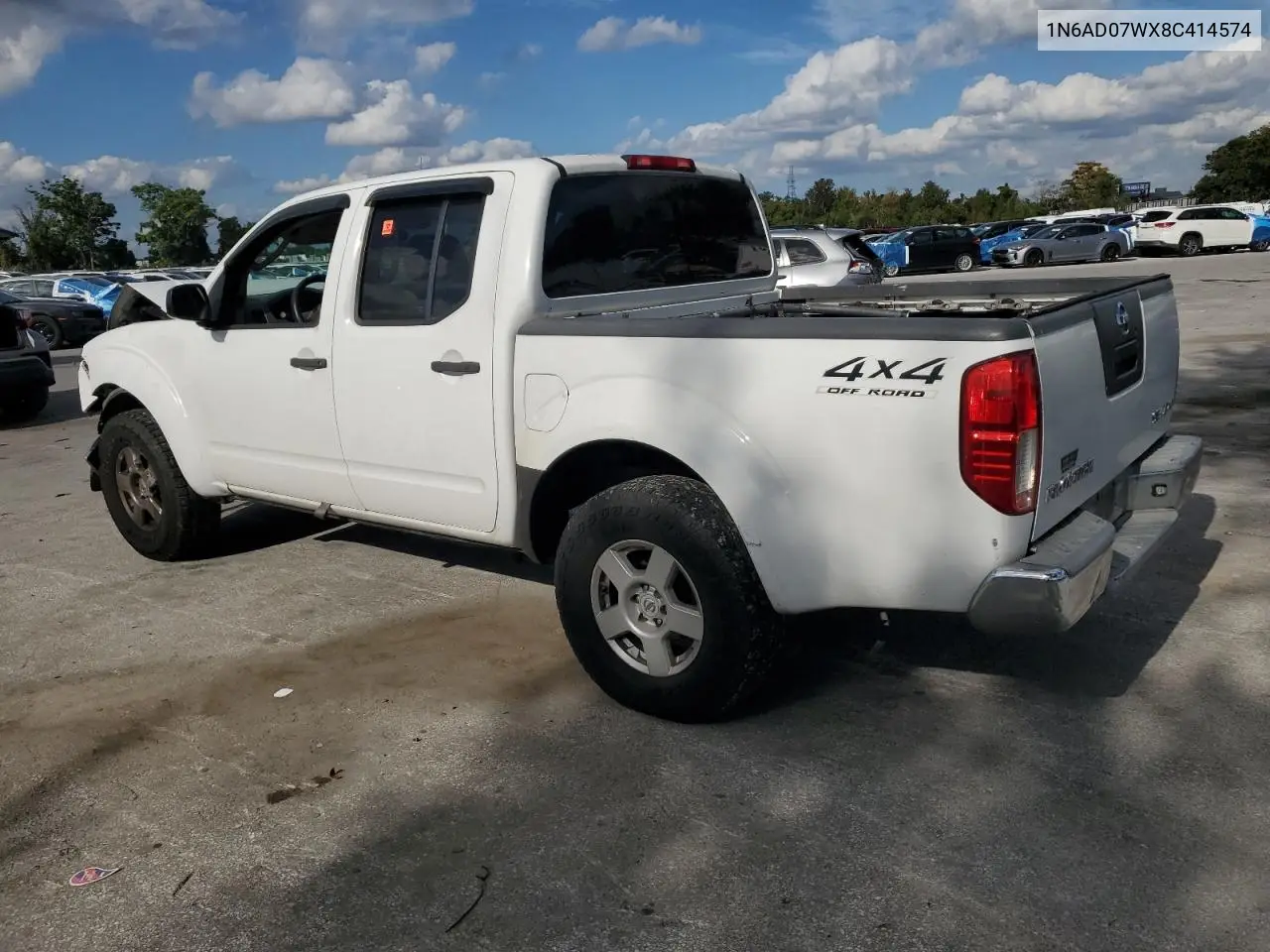 1N6AD07WX8C414574 2008 Nissan Frontier Crew Cab Le