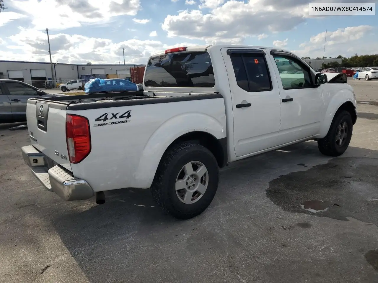 1N6AD07WX8C414574 2008 Nissan Frontier Crew Cab Le