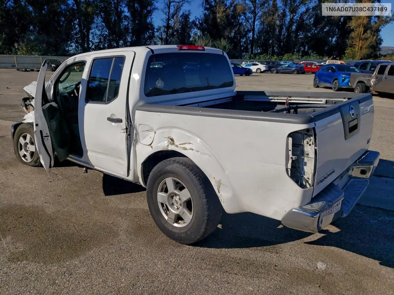1N6AD07U38C437189 2008 Nissan Frontier Crew Cab Le