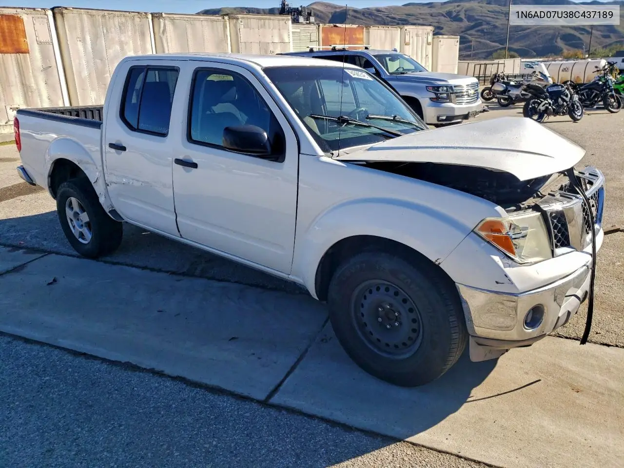 1N6AD07U38C437189 2008 Nissan Frontier Crew Cab Le