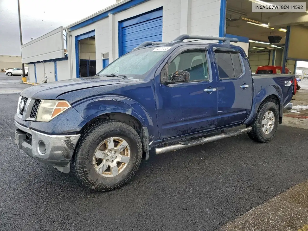 1N6AD07W18C414592 2008 Nissan Frontier Crew Cab Le