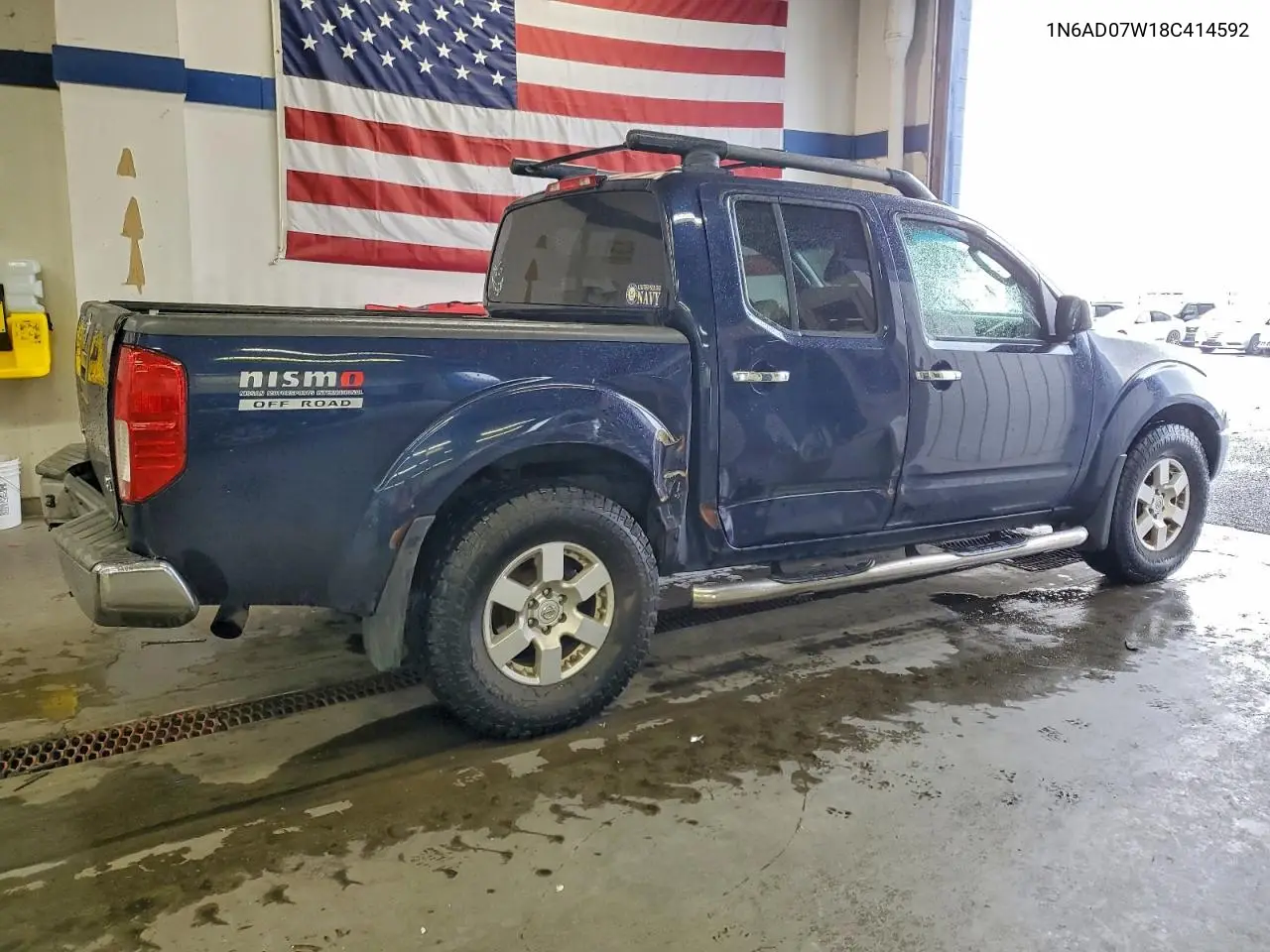 1N6AD07W18C414592 2008 Nissan Frontier Crew Cab Le