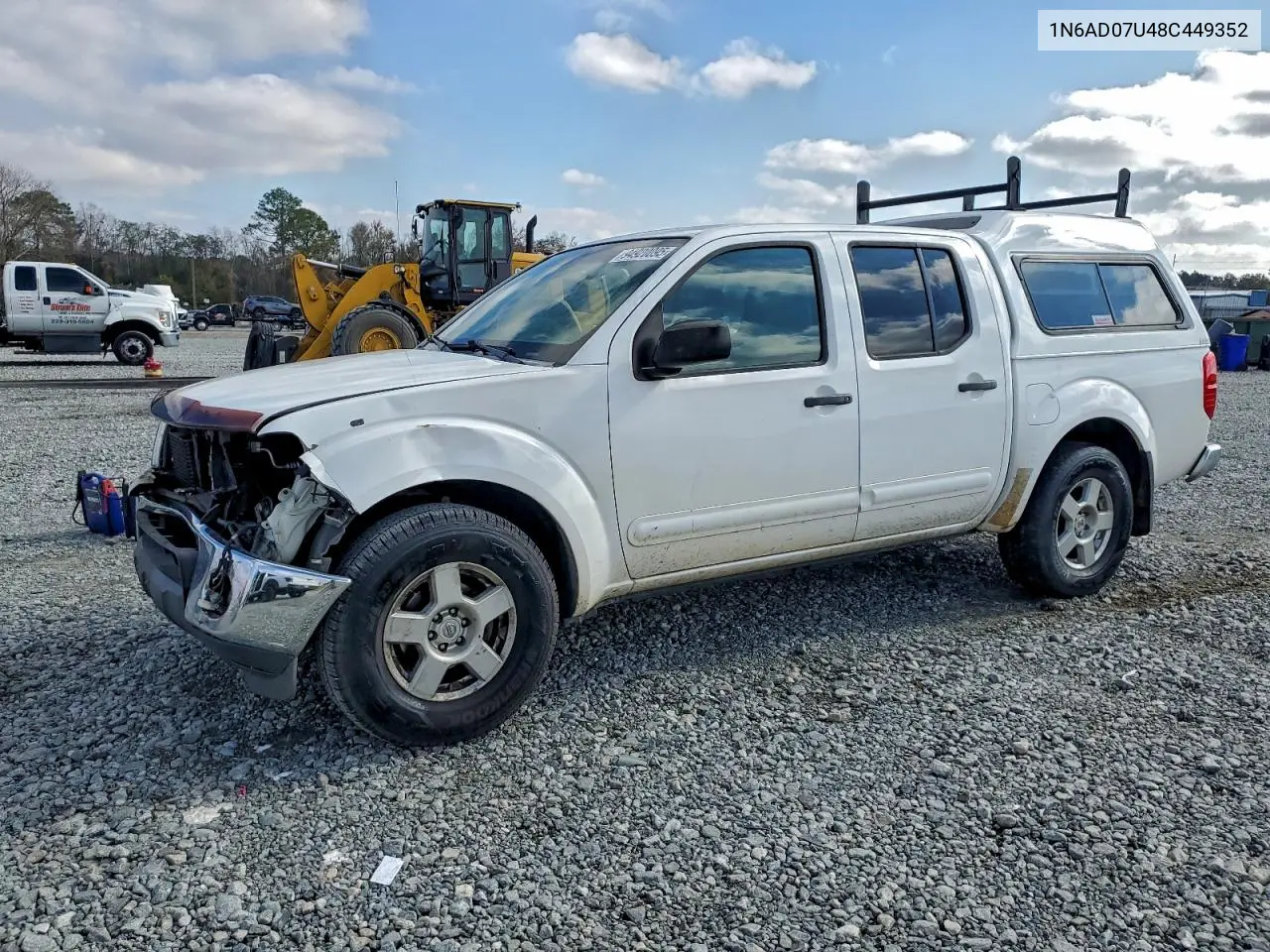 1N6AD07U48C449352 2008 Nissan Frontier Crew Cab Le