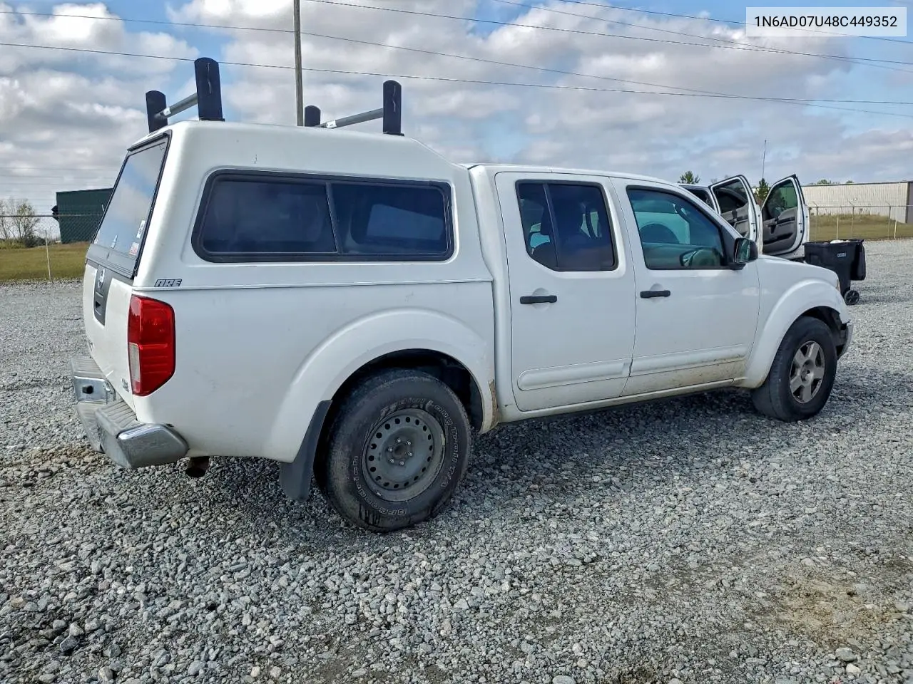 1N6AD07U48C449352 2008 Nissan Frontier Crew Cab Le