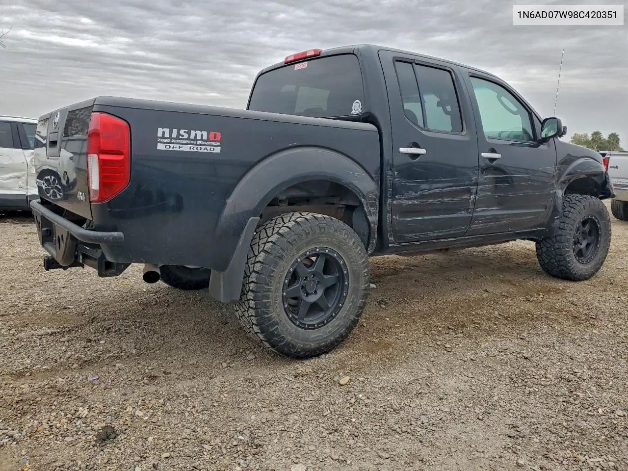 1N6AD07W98C420351 2008 Nissan Frontier Crew Cab Le